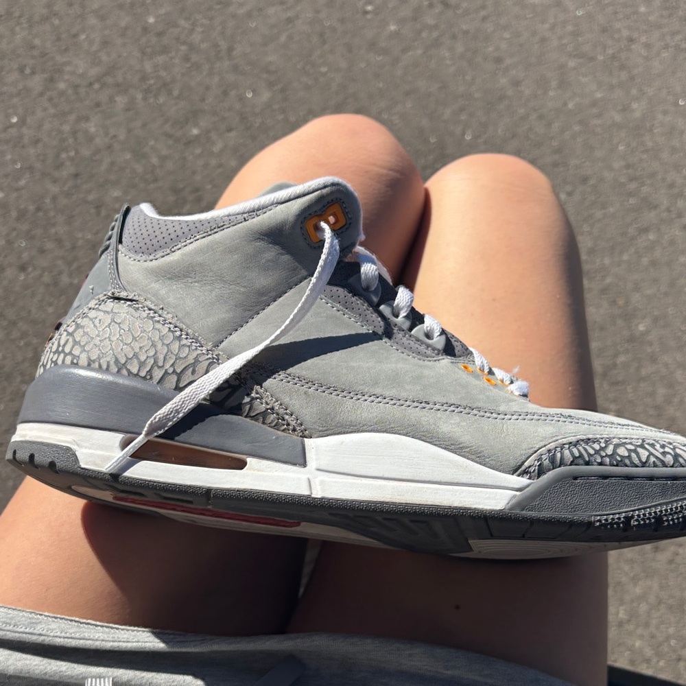 Jordan Athletic Shoes - Gray and Orange